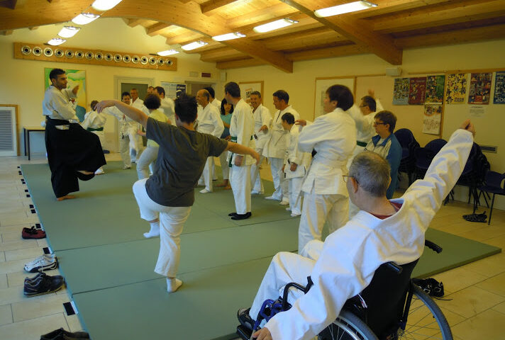 aikido in sedia a rotelle