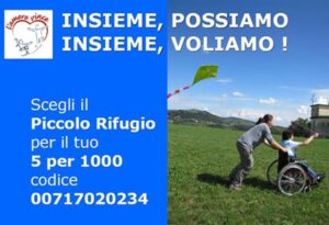 5 per 1000 al Piccolo Rifugio - Insieme possiamo, insieme voliamo