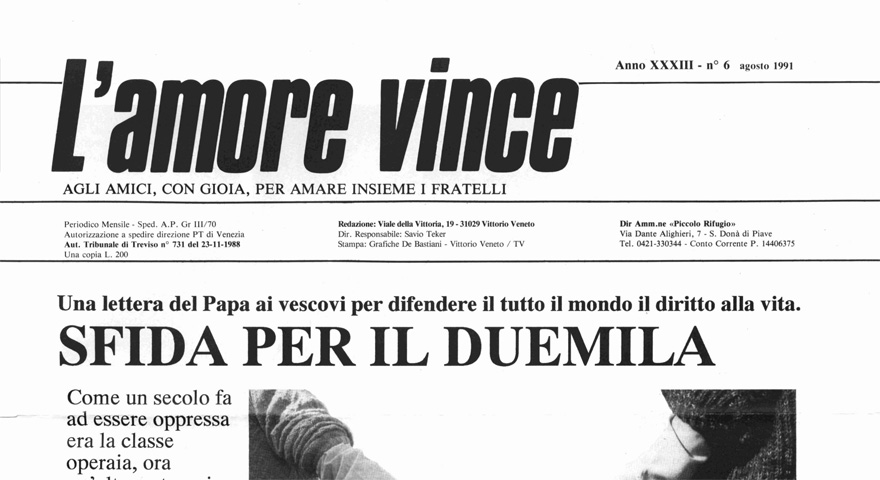 L'Amore Vince - Agosto 1991