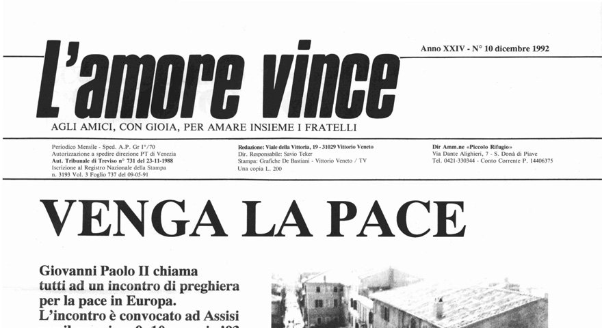 L'Amore Vince - Dicembre 1992