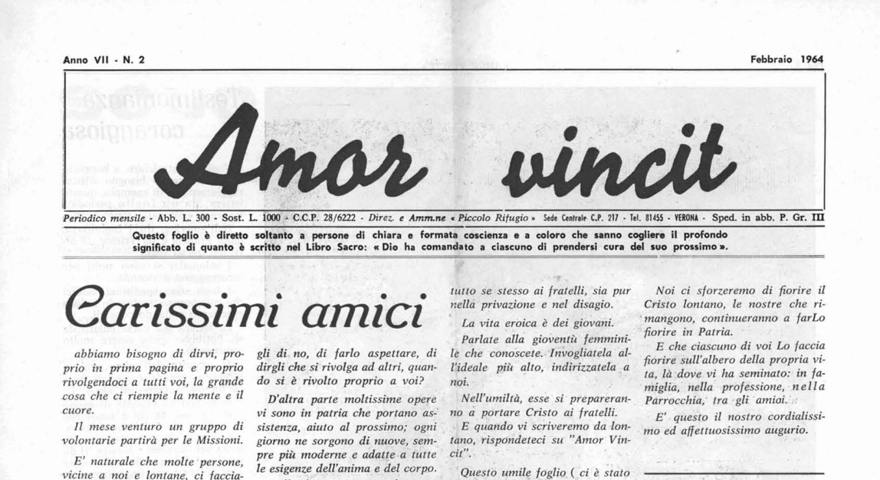 L'Amore Vince - Febbraio 1964