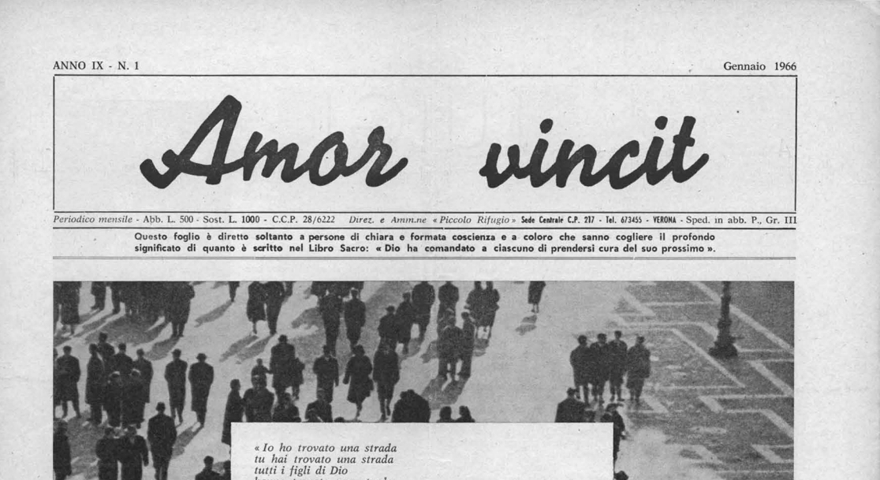 L'Amore Vince - Gennaio 1966