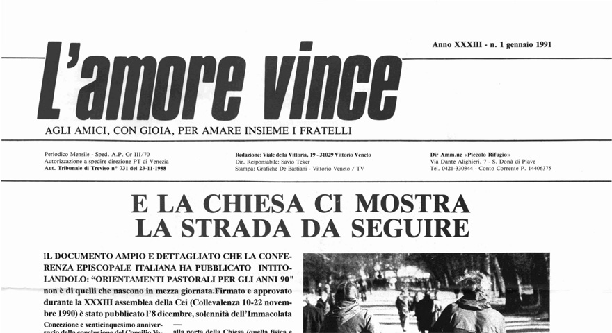 L'Amore Vince - Gennaio 1991