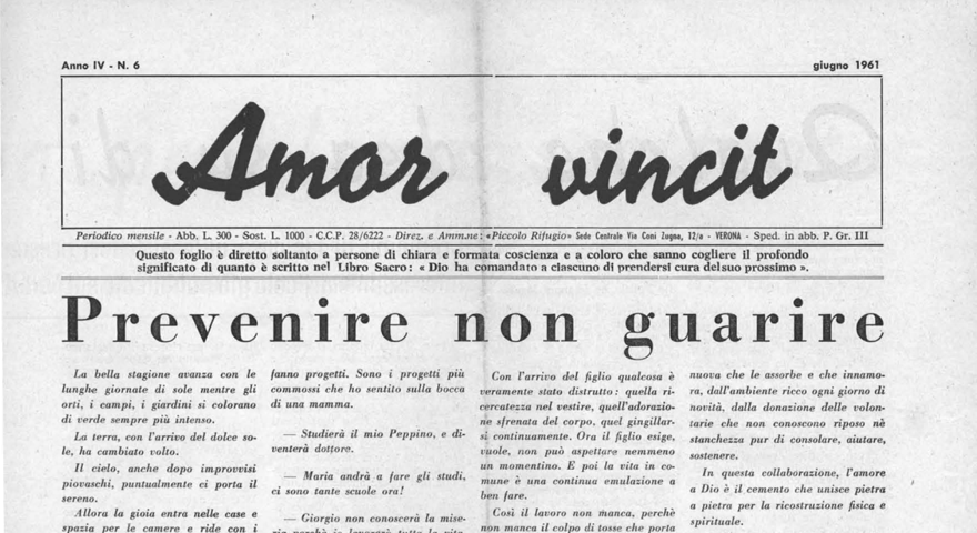 L'Amore Vince - Giugno 1961