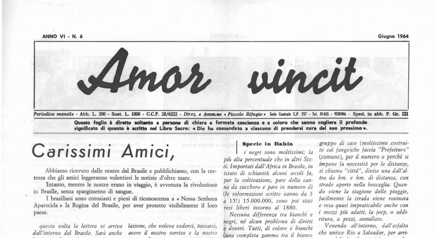 L'Amore Vince - Giugno 1964