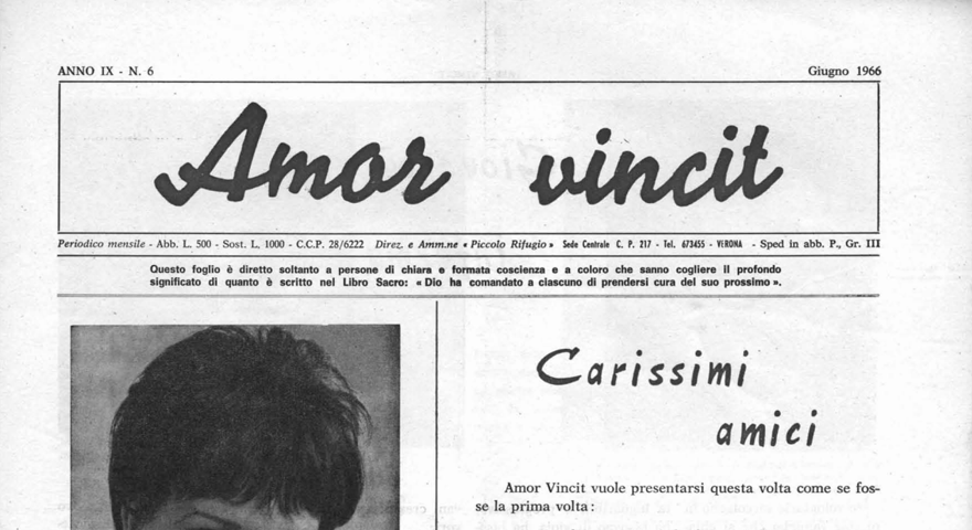 L'Amore Vince - Giugno 1966