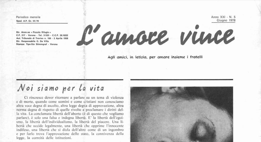 L'Amore Vince - Giugno 1978