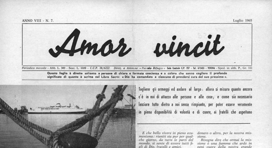 L'Amore Vince - Luglio 1965