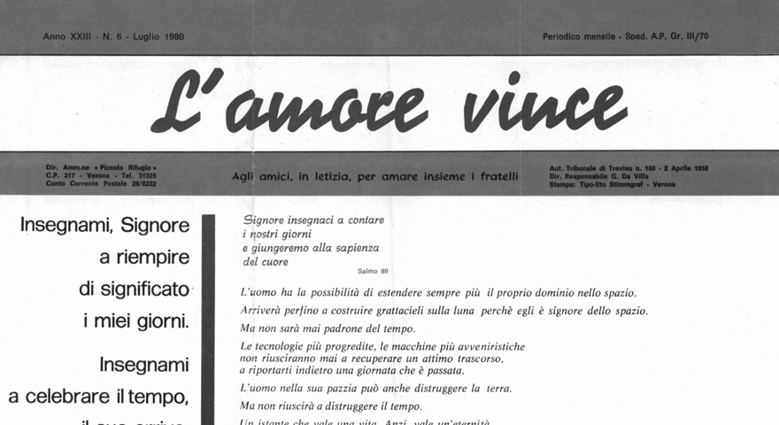 L'Amore Vince - Luglio 1980