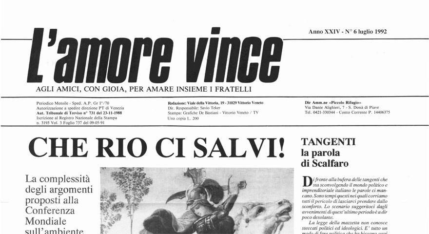 L'Amore Vince - Luglio 1992