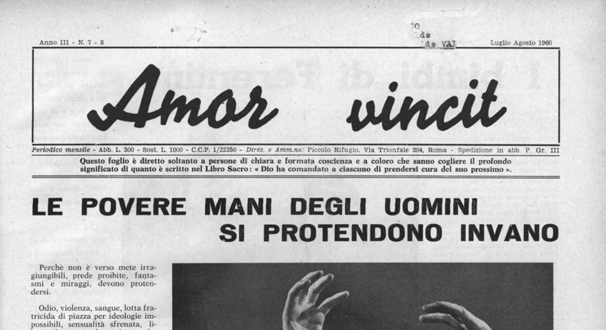 L'Amore Vince - Luglio Agosto 1960