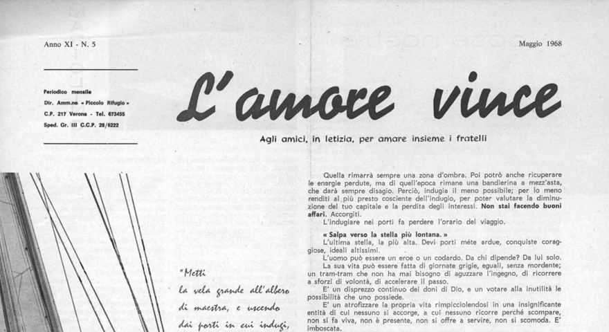 L'Amore Vince - Maggio 1968