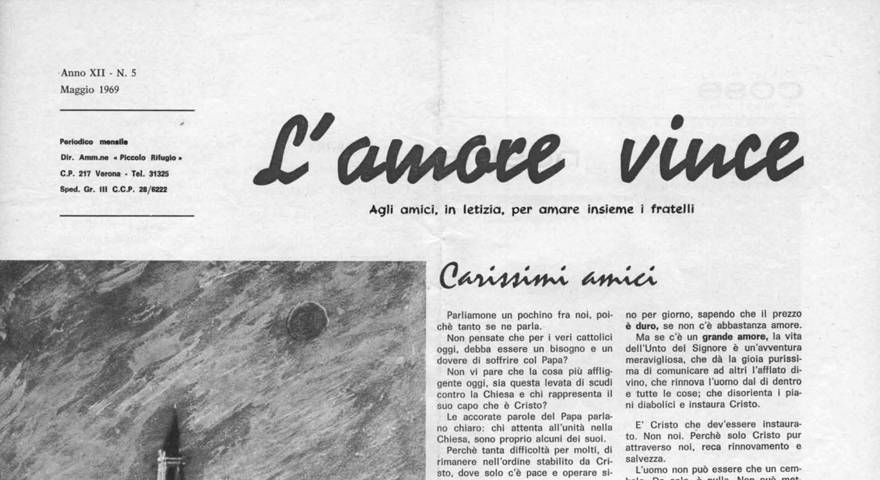 L'Amore Vince - Maggio 1969