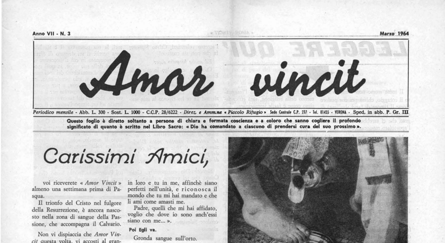 L'Amore Vince - Marzo 1964