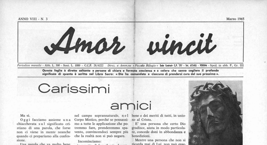 L'Amore Vince - Marzo 1965