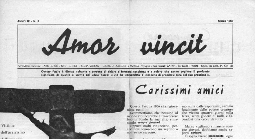 L'Amore Vince - Marzo 1966