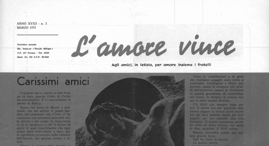 L'Amore Vince - Marzo 1975