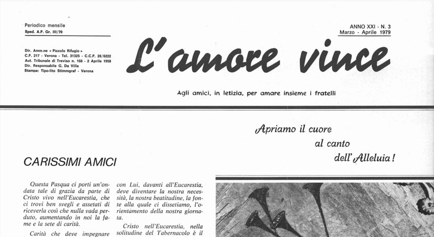 L'Amore Vince - Marzo Aprile 1979