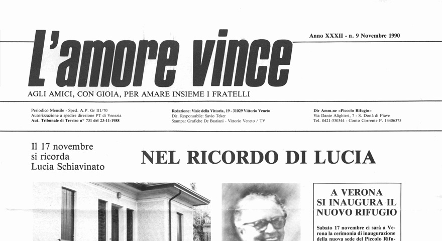 L'Amore Vince - Novembre 1990