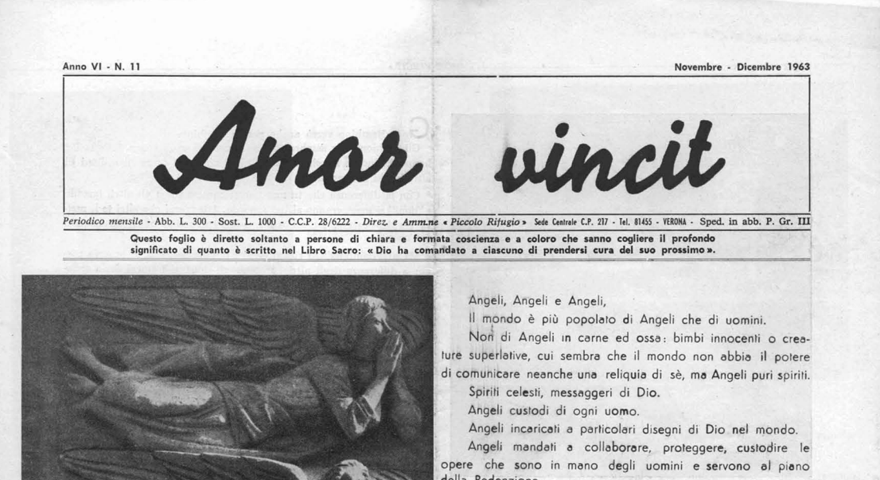 L'Amore Vince - Novembre Dicembre 1963