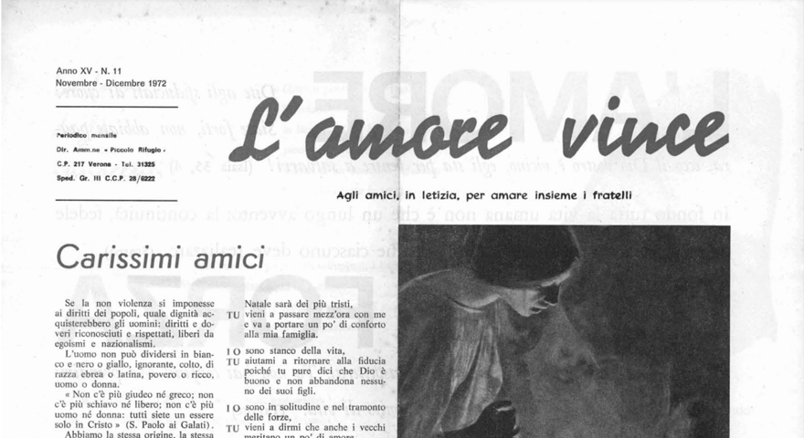 L'Amore Vince - Novembre Dicembre 1972