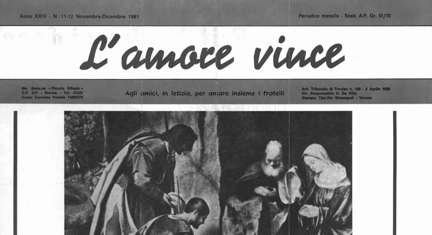 L'Amore Vince - Novembre Dicembre 1981