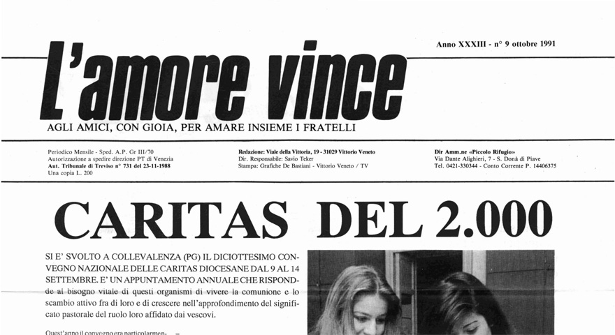 L'Amore Vince - Ottobre 1991