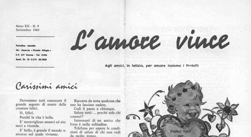 L'Amore Vince - Settembre 1969