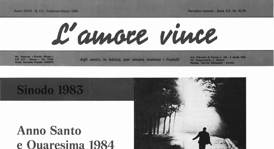 L'Amore Vince - Febbraio Marzo 1984