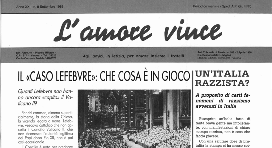 L'Amore Vince - Settembre 1988