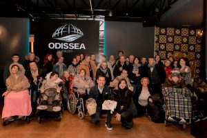 Persone con disabilità del Piccolo Rifugio alla discoteca Odissea